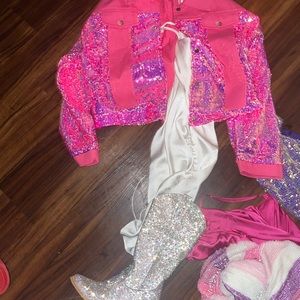 Taylor Swift Eras Tour - sequin hot pink jacket